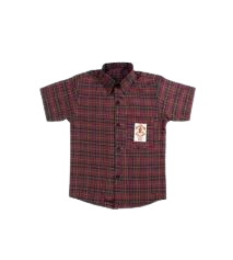 Red Check Shirt For Boys | Class - Nursery | The Bishops School, Camp | Pune