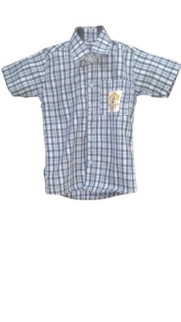 Blue Checked Shirt For Boys | Class - Nursery | The Bishops School, Undri | Pune
