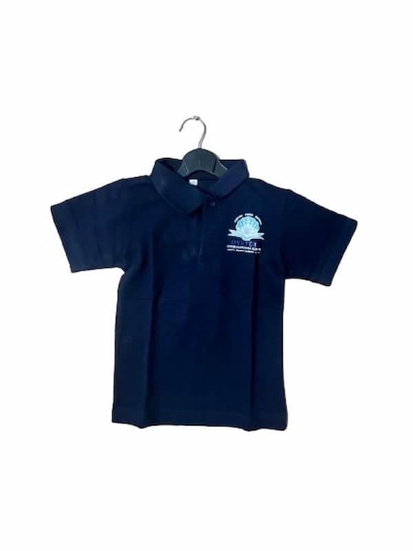 Navy Blue T-Shirt - Half Sleeves | Oysters International School