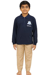 Navy Blue T-Shirt Full Sleeves | Oysters International School